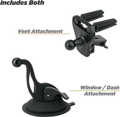 Miniatura 2 de Scosche HDVM-1 Soporte universal de ventilación y ventosa 3 en 1 para dispositivos móviles  Base StickGrip y clips de ventilación incluidos