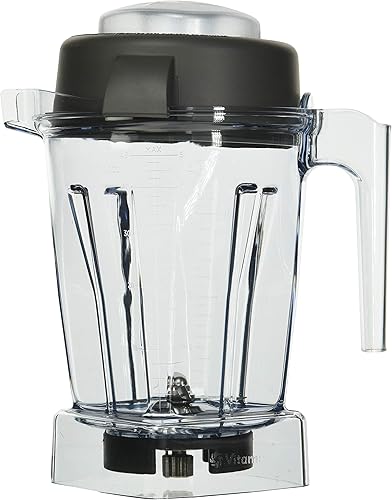 Vitamix 15255 Tritan - Contenedores de copoliéster con hoja húmeda y tapa, transparente, 48 onzas