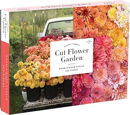 Galison Floret Farm's Cut Flower Garden 500 Piece...