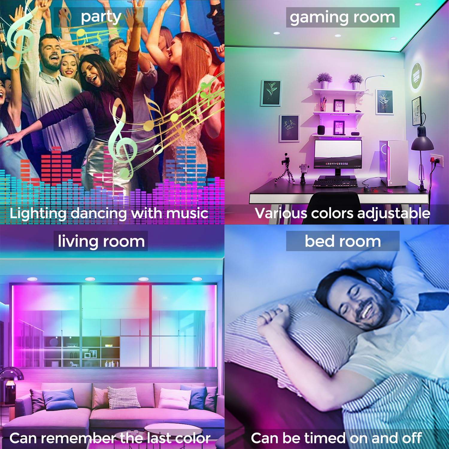 Downlight LED Techo Empotrable Inteligente 10W 230V, Colores RGB+blanco cálido Smart Foco Empotrable LED Techo Bluetooth, APP Control,Ф90-100mm, para cocina, Salón, 6 Pack