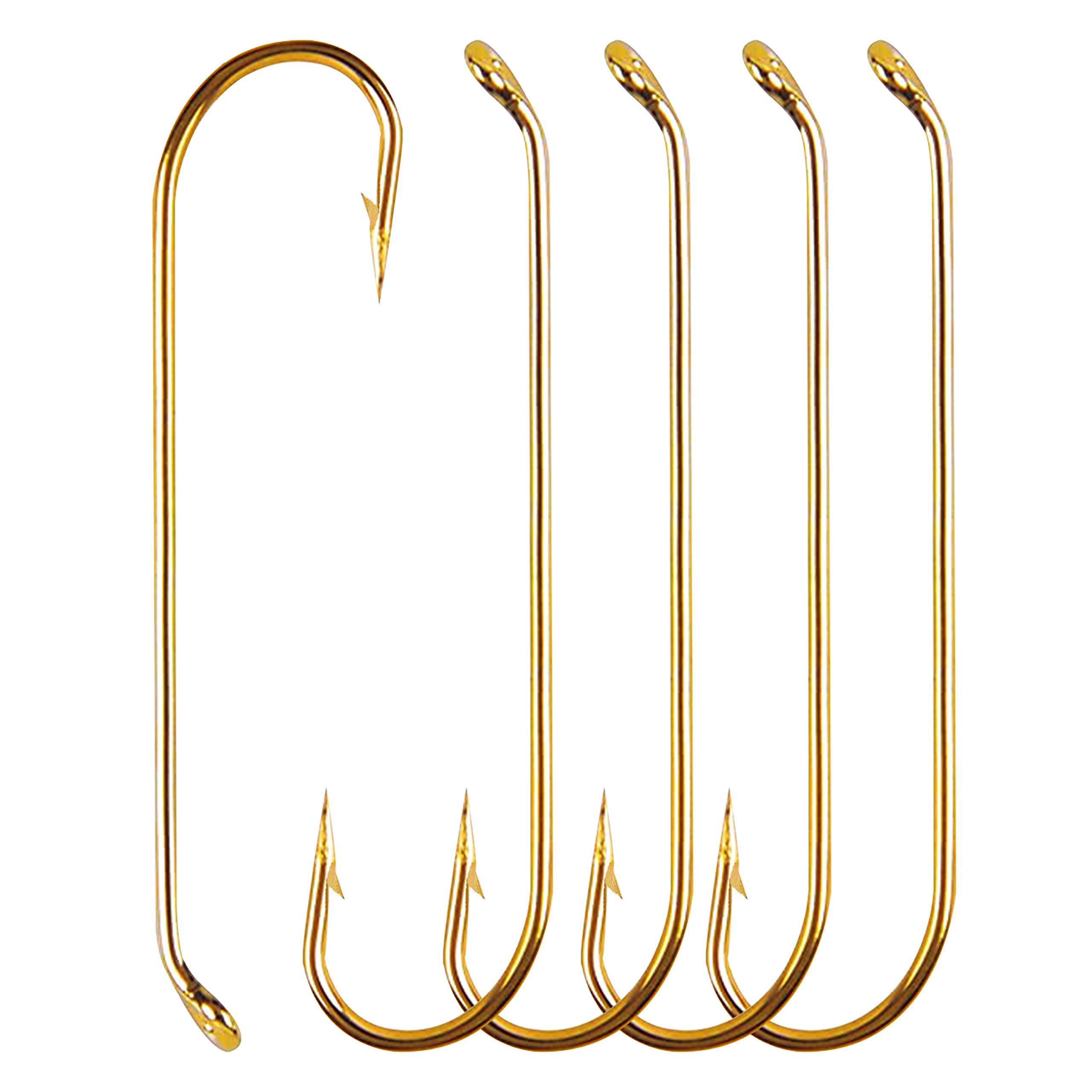 Fly Fishing Hooks 100pcs Dry Fly Tying Hooks Long Shank Bass Fly Hooks Barbed Curved Fishing Hooks Nymph Fly Pupa-Larva Jig Fly Hooks