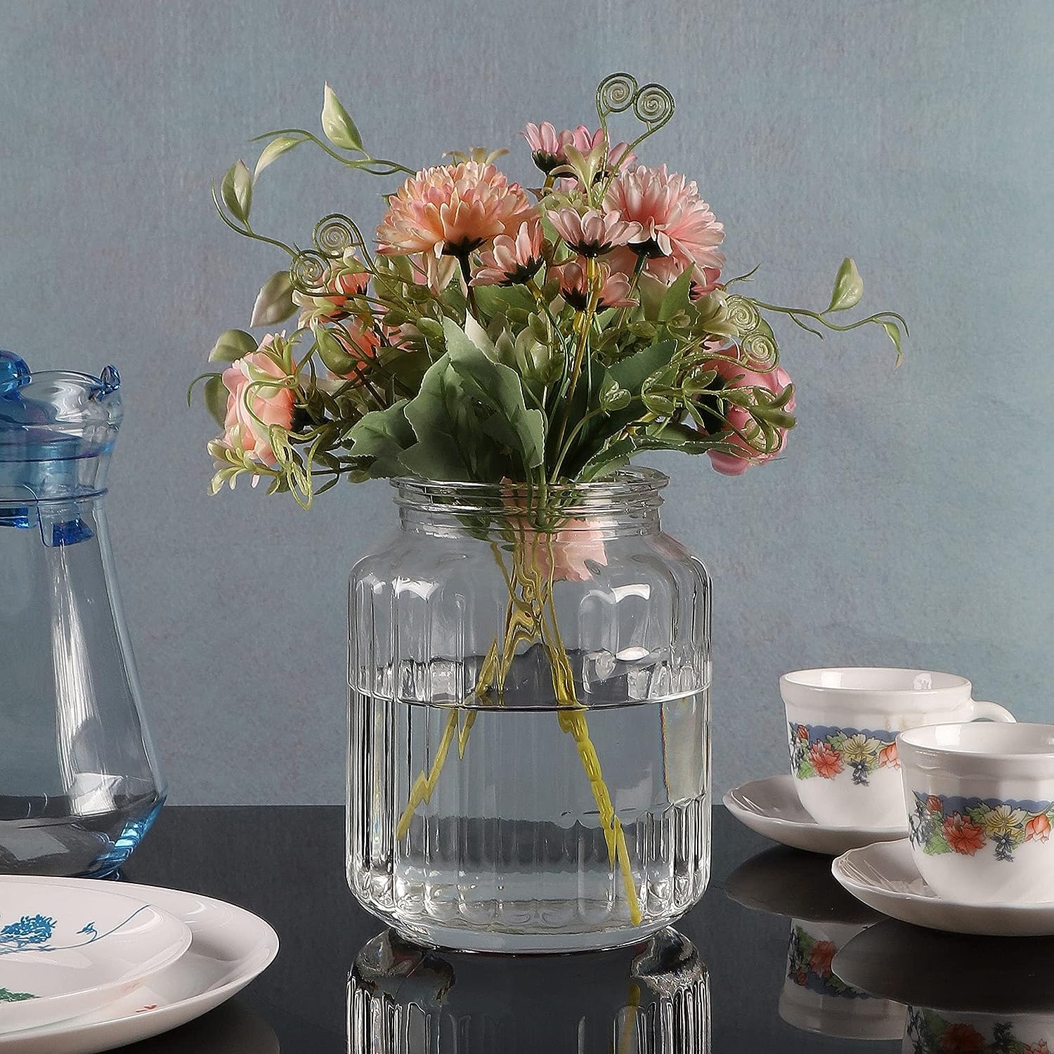 Buy Incrizma Vintage Style Glass Bubble Flower Jar Vase ~ Perfect