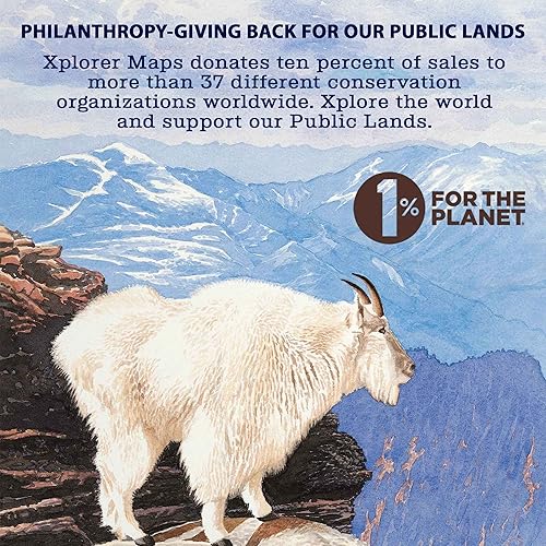 Miniatura 2 de Xplorer Maps California Central Coast State Parks Map - Toalla decorativa de harina para cocina, 100% algodón, 18 x 24 pulgadas