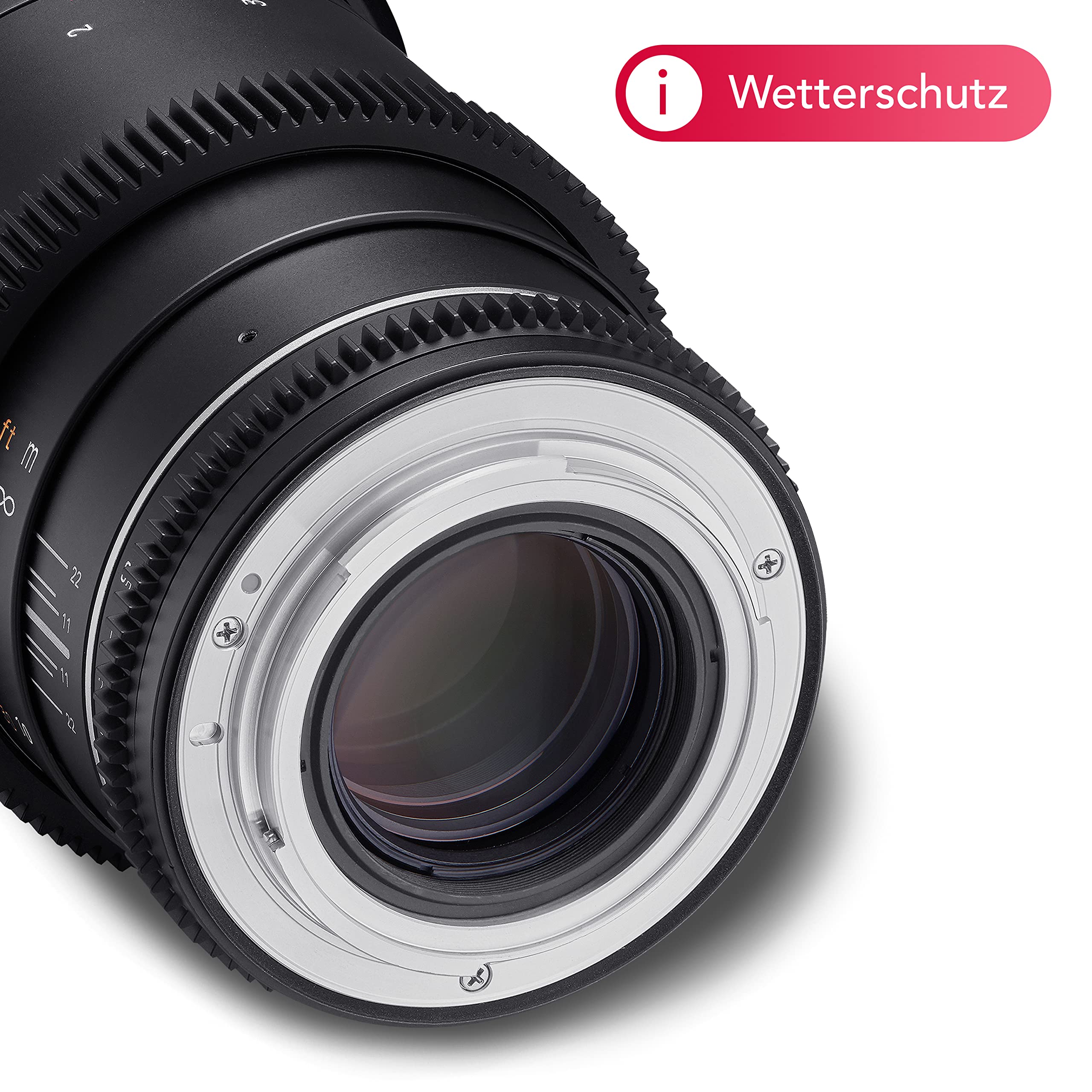 Samyang MF 135 mm T2,2 VDSLR MK2 MFT – Video Cine obiektyw teleobiektyw ogniskowy do aparatów Micro Four Third, ręczna ostrość, do Panasonic DC-GH5s DC-GH5 II BGH1 Olympus OM-D E-M1 Mark III
