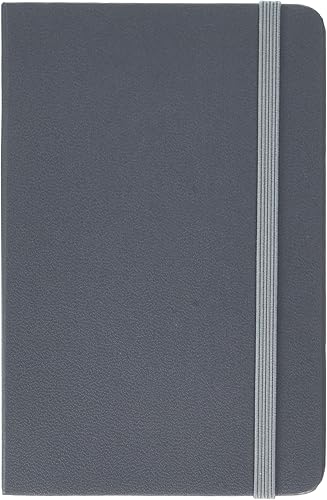 Vista 81 de JAM Papel® - anotadores de tapa dura revestido con cierre de banda elástica, Azul L Azul / Patchwork