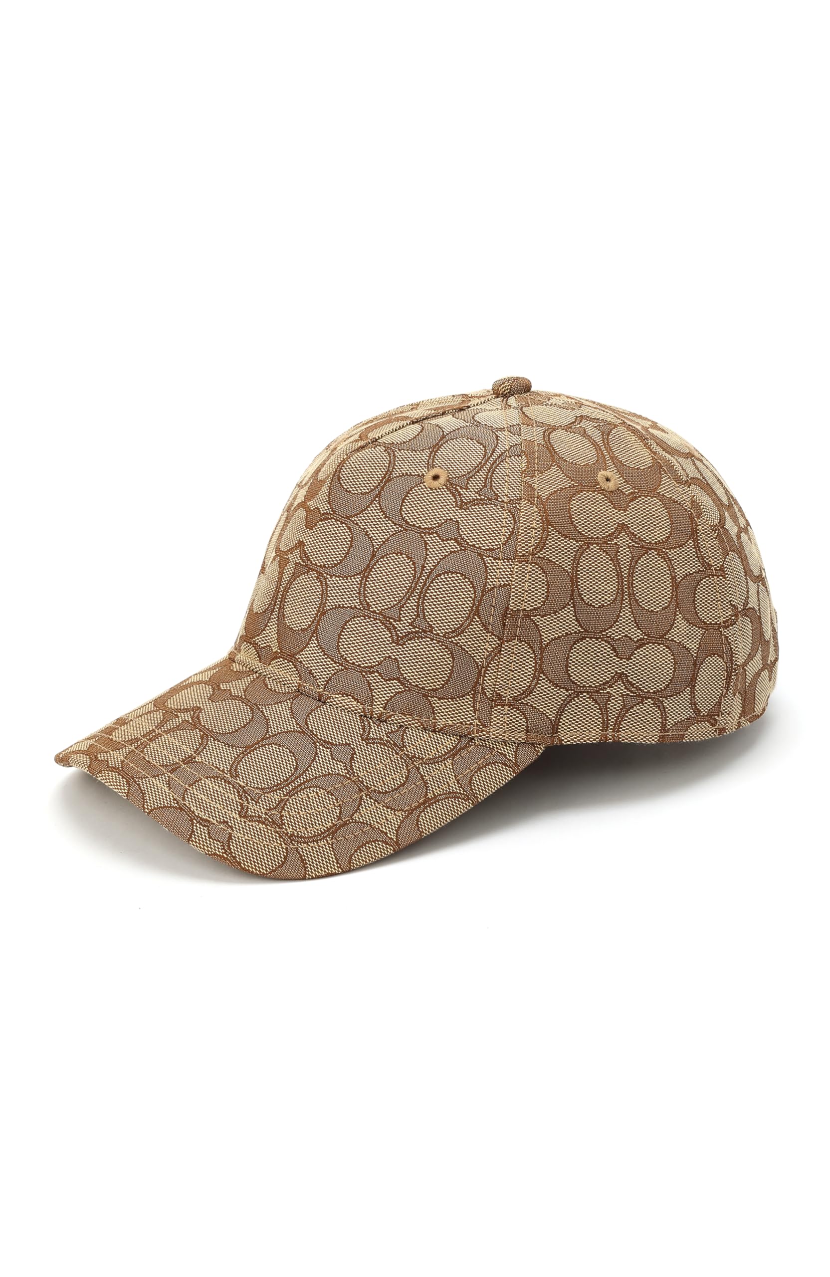 Coach Womens Signature C Jacquard Baseball Hat