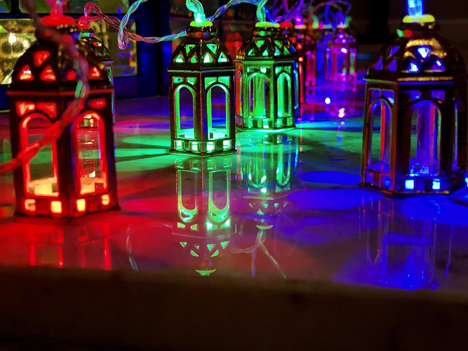 Ramadan Eid Islamic LED String Lights Indoor House Decoration Holiday