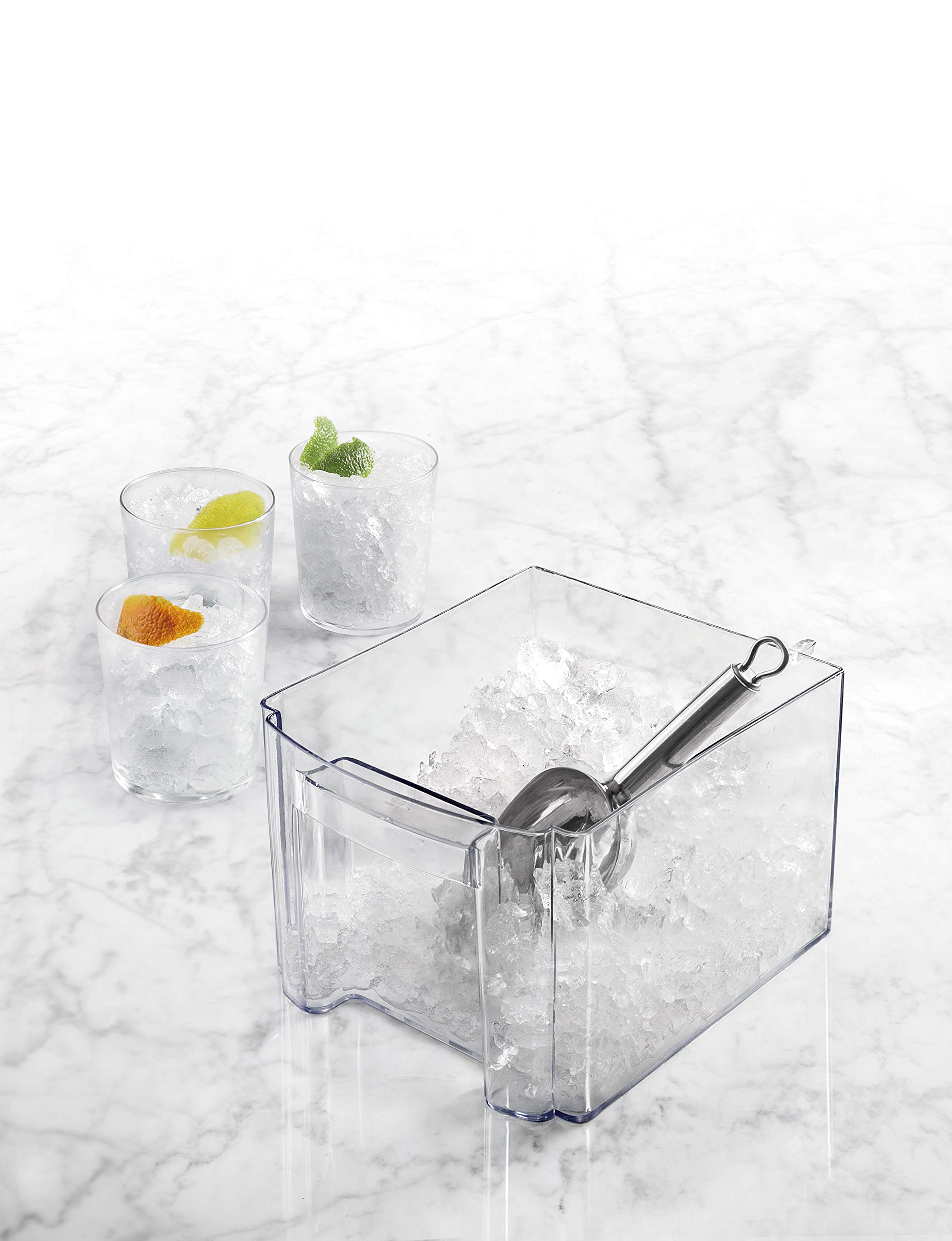 Tritaghiaccio Professionale LACOR - 12 Kg/h, Acciaio Inox, Contenitore 2,8 L - Foto 5