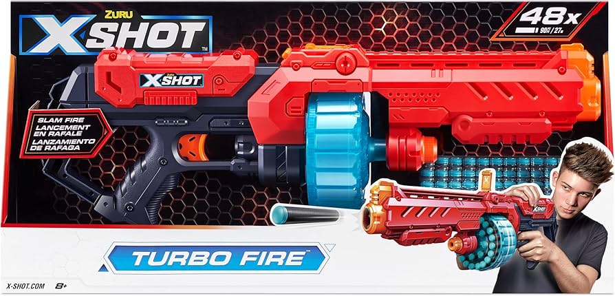 Amazon.com: ZURU X-Shot Turbo Fire 36270 : Video Games