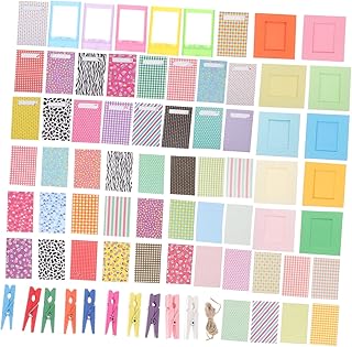 WHAMVOX 1 conjunto de molduras para fotos instantâneas, molduras de ornamento, adesivos para fotos, adesivos sortidos, molduras para fotos, papel de borda, filme de câmera instantânea, moldura de câmera instantânea