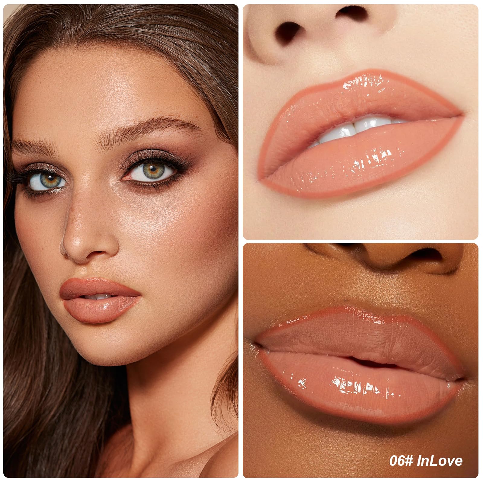 KISSIO Lip Liner Stain,Peel Off Lip Liner and Care Oil,Transfer Proof,Long Lasting and Waterproof Lips Tint,Matte Finish,Lips Combo,06 Inlove - Image 2