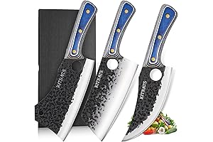 3PCS Butcher Knife Set for Camping