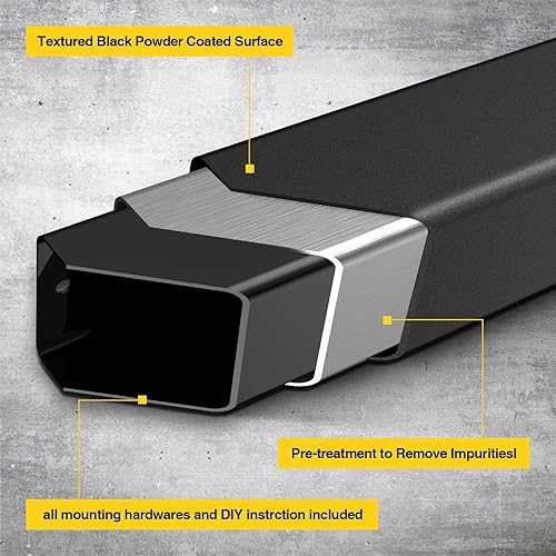 Miniatura 4 de Estribos compatibles con Titan Crew Cab 2004-2023, 2016-2023 Titan XD Crew Cab Pickup Truck Bar Escalón lateral