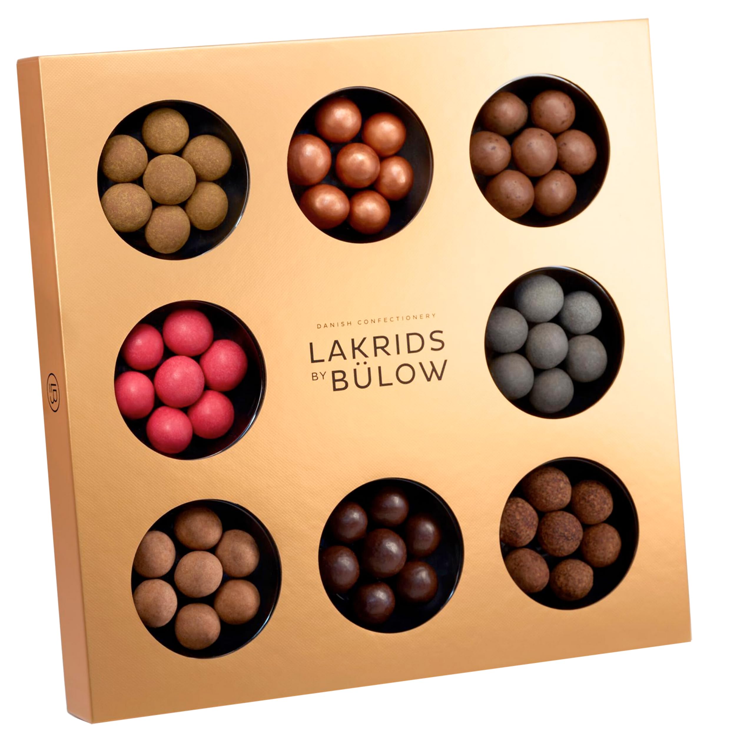 LAKRIDS BY BÜLOWWinter Selection Box - 12.4 oz - Gift Box with Chocolate Coated Gourmet Licorice Produced in Denmark
