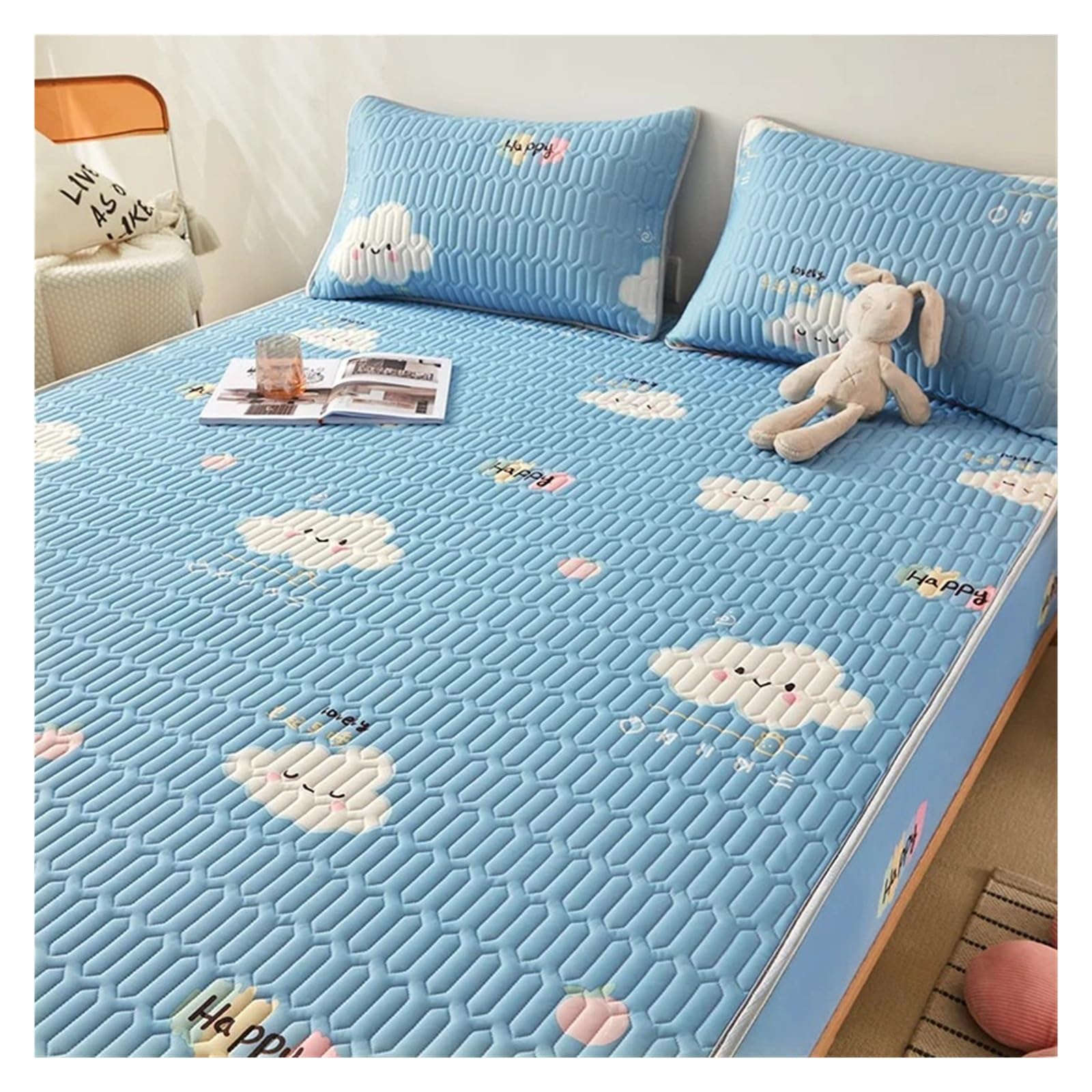 Matelas D'Été en Soie Glacée Tapis d'été épais for lit