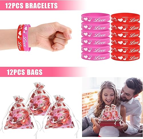 Miniatura 4 de BANBALLON Regalos de fiesta del día de San Valentín, llaveros de amor, tarjetas de felicitación, calcomanías de clip de papel en forma de corazón,
