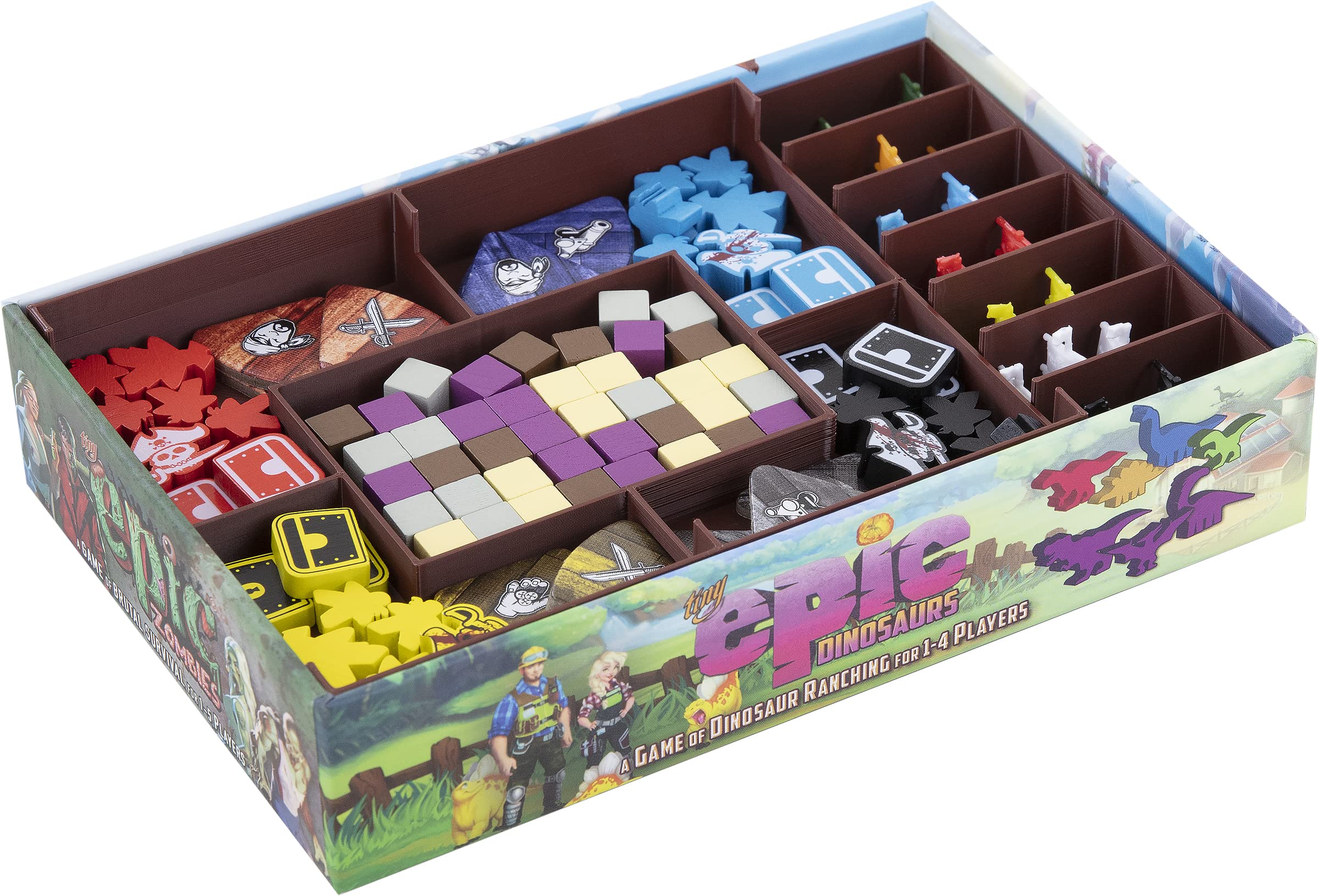 Feldherr Organizer Für Tiny Epic Zombies – Ordner Für Brettspielbox, Passend Für Deluxe Promo Pack