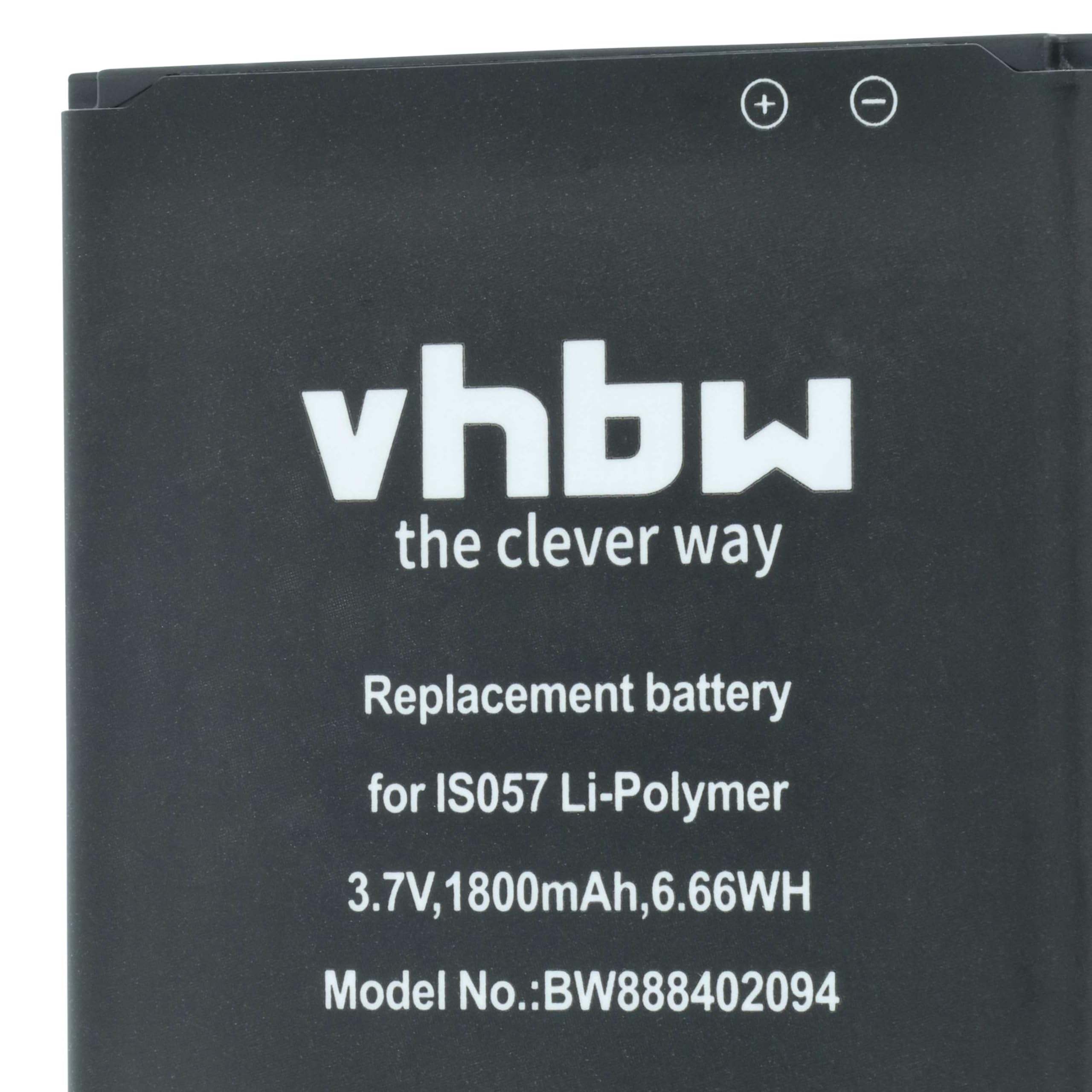 vhbw Batterie Compatible avec Angelcare AC327, AC320, AC527, AC337 Scanner de Code-Barre POS (1800mAh, 3,7V, Li-polymère)