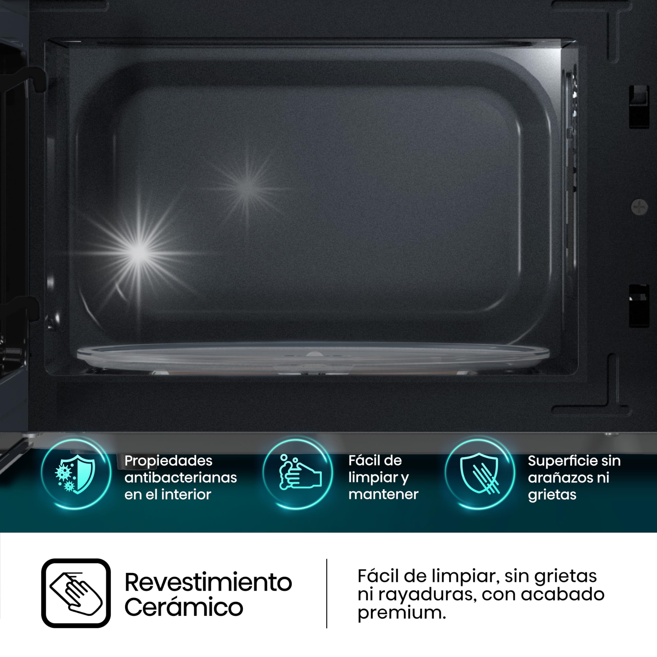 Hisense H20MOBP1, Microondas, Capacidad de 20 L, 700 W de Potencia, Temporizador 30 Min, Modo Descongelar, Tirador, Estándar, Color Negro