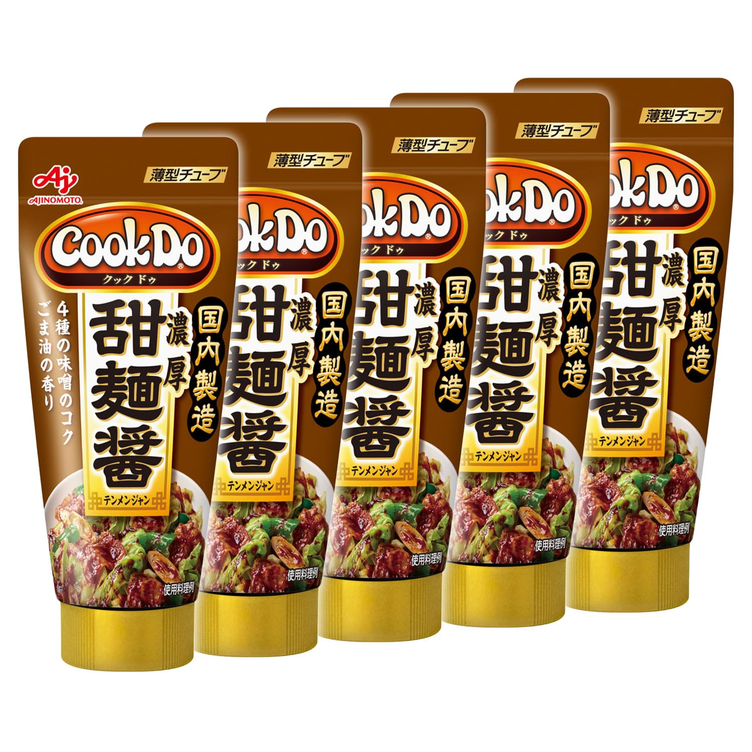 Amazon | 味の素 ｢COOK DO®｣(中華醤調味料)甜麺醤 70g ×5個 チューブ