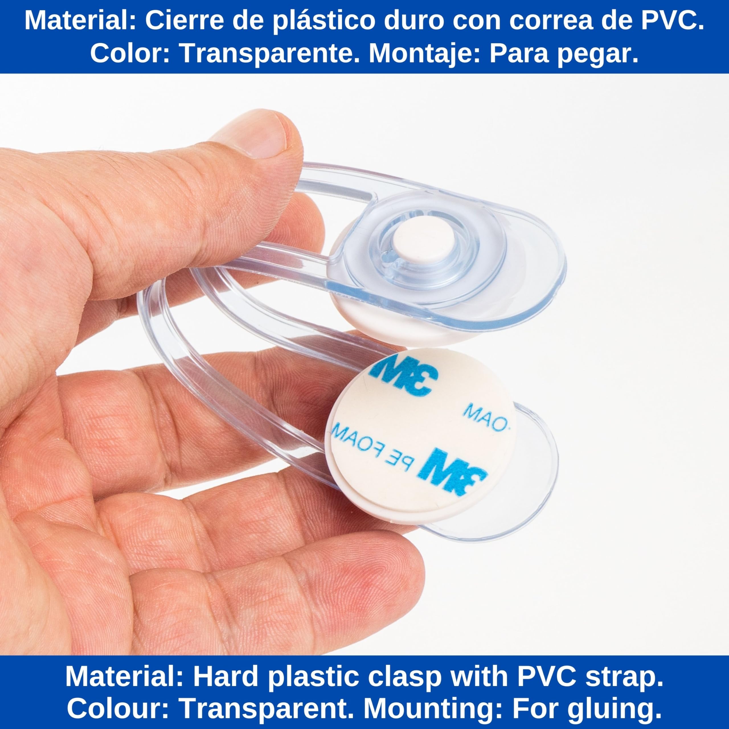 Cerraduras de Seguridad, 8 piezas, en Transparente, para niños y mascotas, con adhesivo especial, Cierres seguridad para Armarios, Cajones, Despensa, Horno, Nevera, Puerta, Protector Cajones Bebé