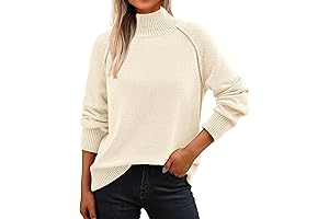 Chic Royal Blue Turtleneck Sweater for Women: A Cozy Classic