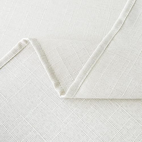 Miniatura 5 de NLMUVW Mantel rectangular de lino sintético texturizado, impermeable, resistente a las arrugas, mantel decorativo para cocina, comedor y fiesta,