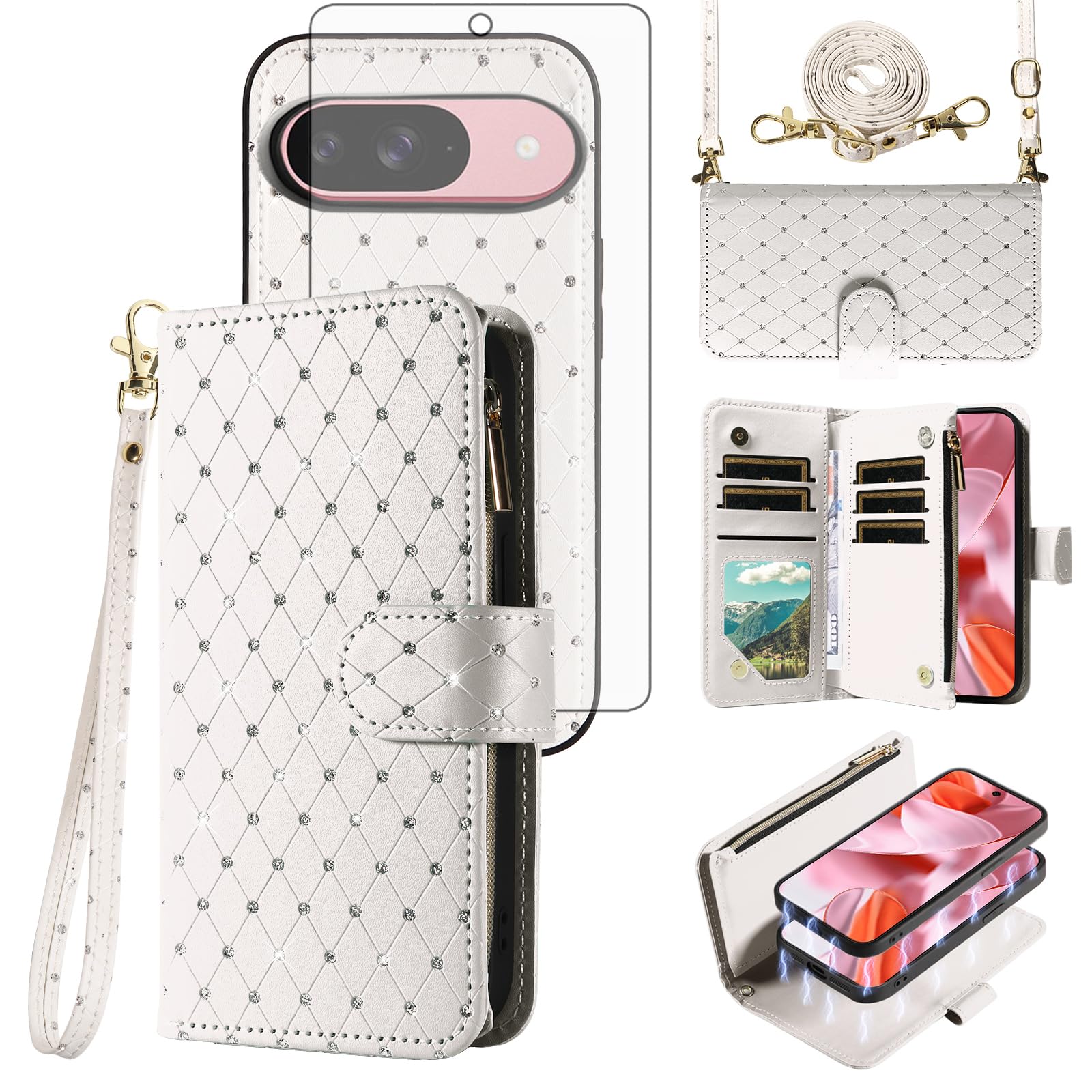 Coque pour Pixel 9 antichoc rigide légère protection smartphone blanc - 8