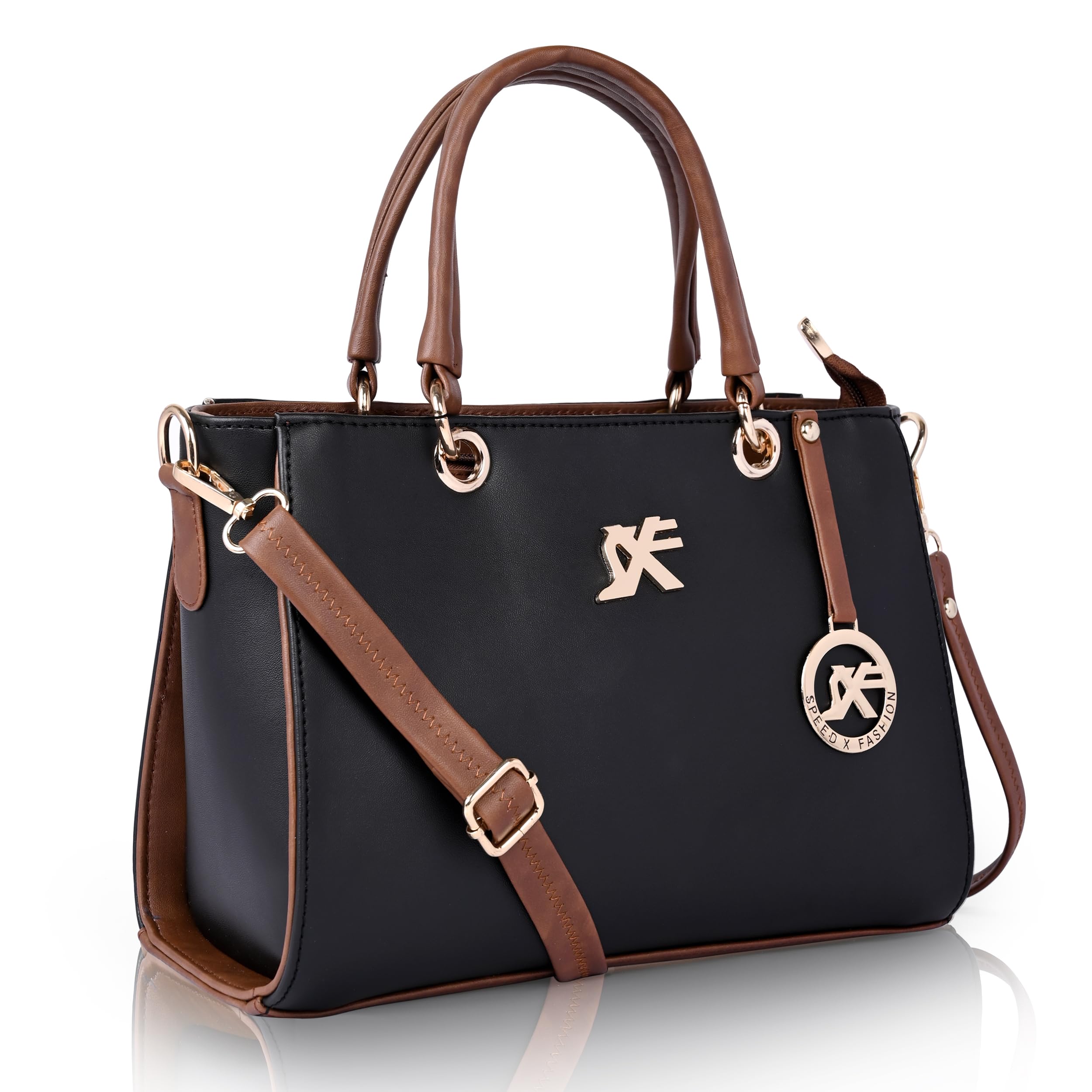 Buy Speed X Fashion Women's/Girls Handbag (Black) at Amazon.in