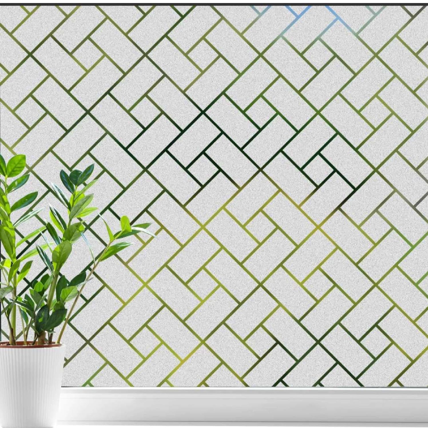 WALLMATE Vinyl Frosted Window Self Adhesive Privacy Glass Film for Office Glass Door Bathroom for Privacy (2 Feet by 3 Feet, Frosted) — Amazon image 25
