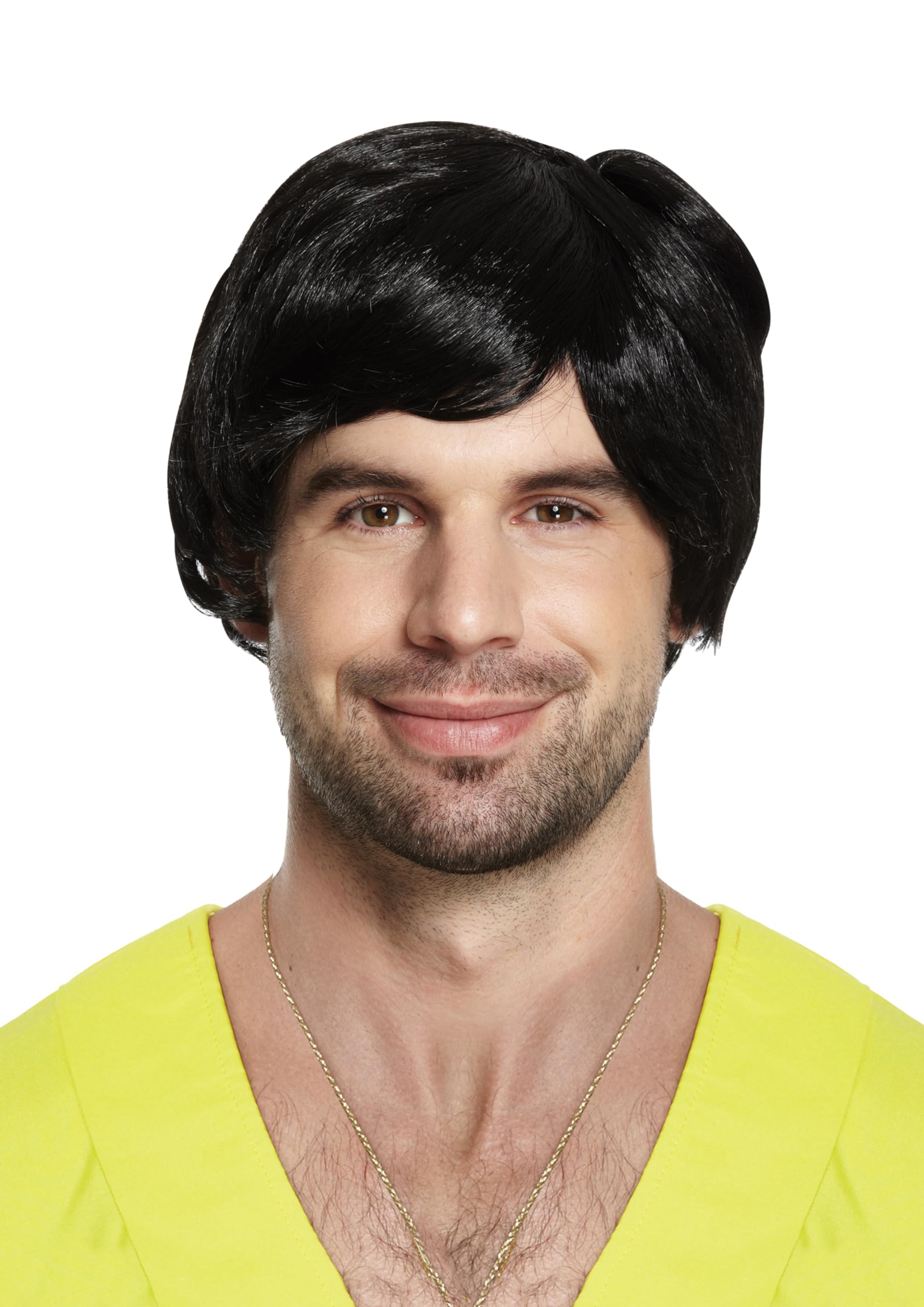 Short Style Black Boy Band Wig main image 0