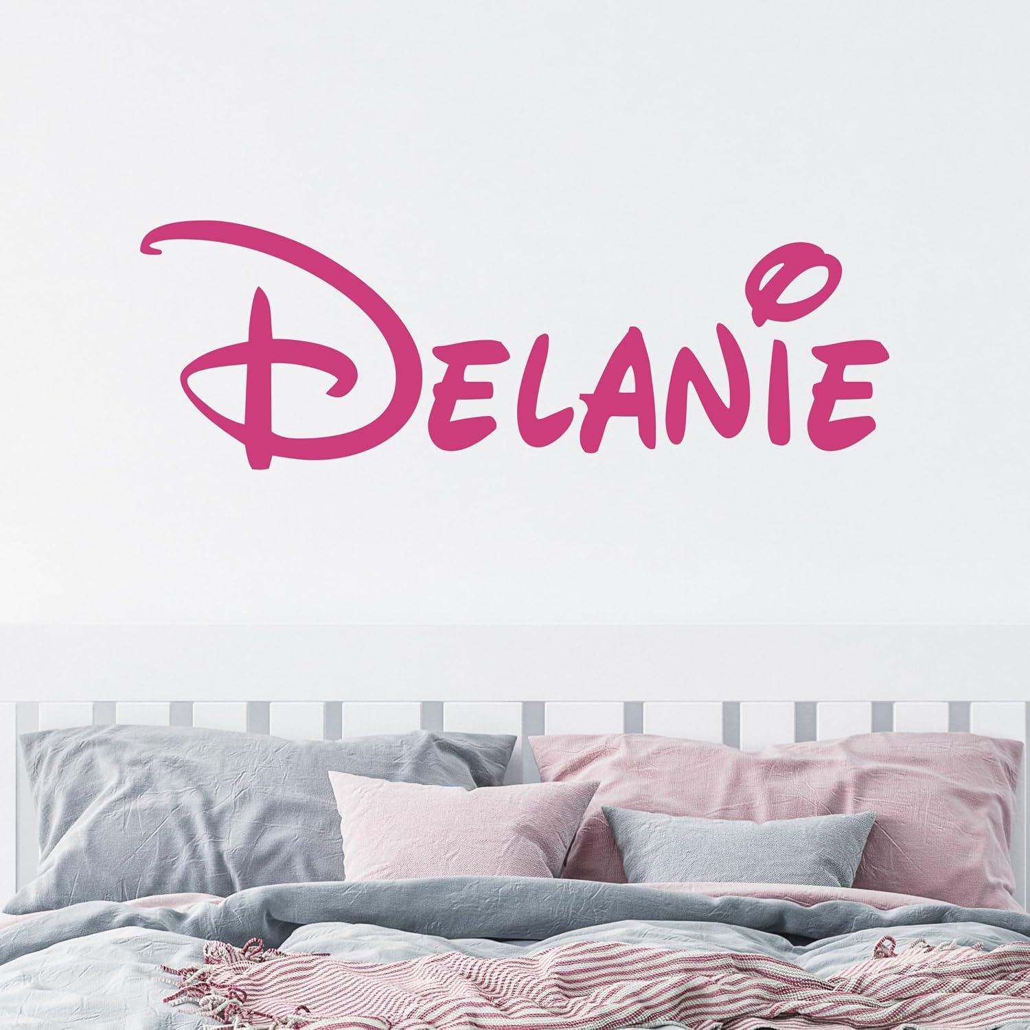 Amazon.com: Name Wall Decal Sticker - Multiple Font Custom Baby Name ...