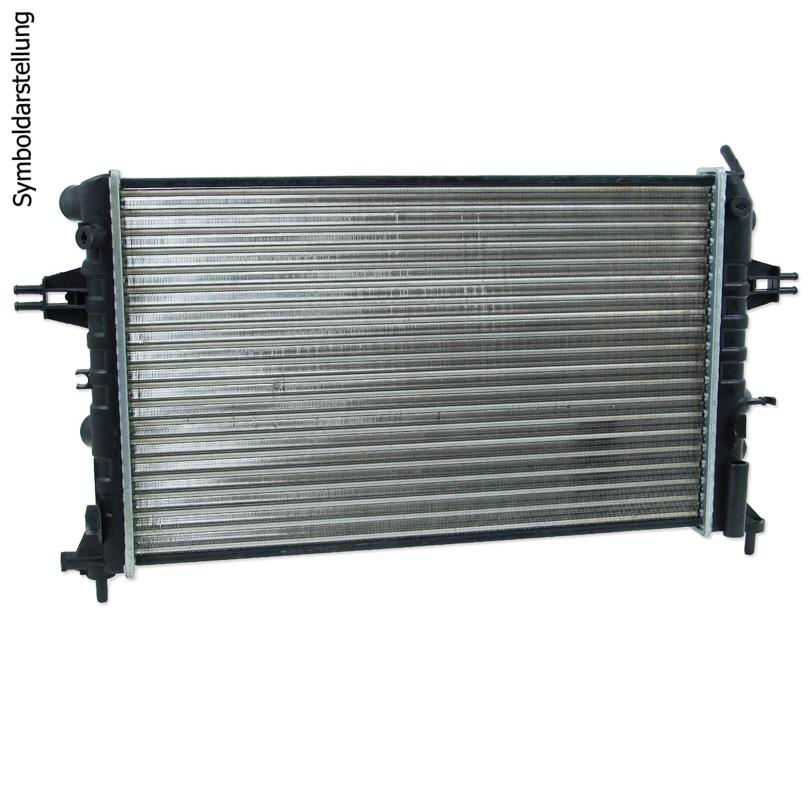 Valeo 732051 Radiatore Raffreddamento Motore In Alluminio - Larghezza 378mm, Altezza 430mm, Spessore 34mm