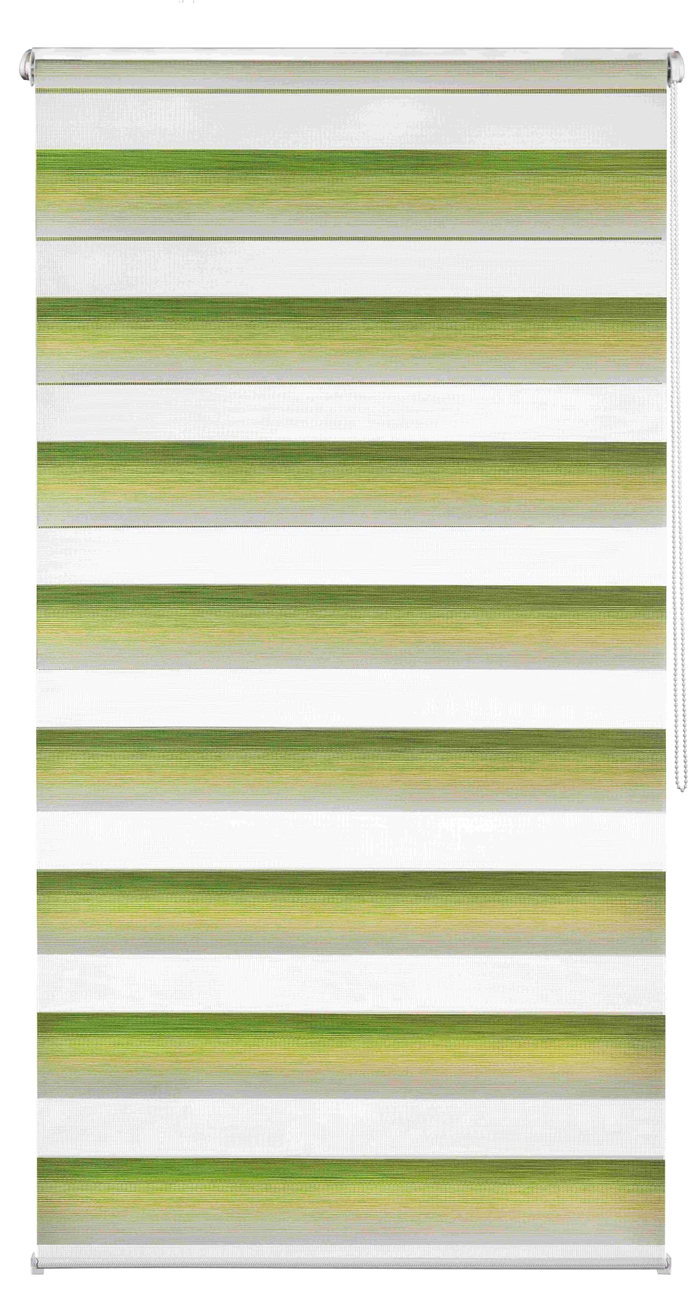 Khome K-Home® Klemmfix Doppelrollo Madrid ohne Bohren Farbverlauf Grün B40 x H150 cm – Bild 7