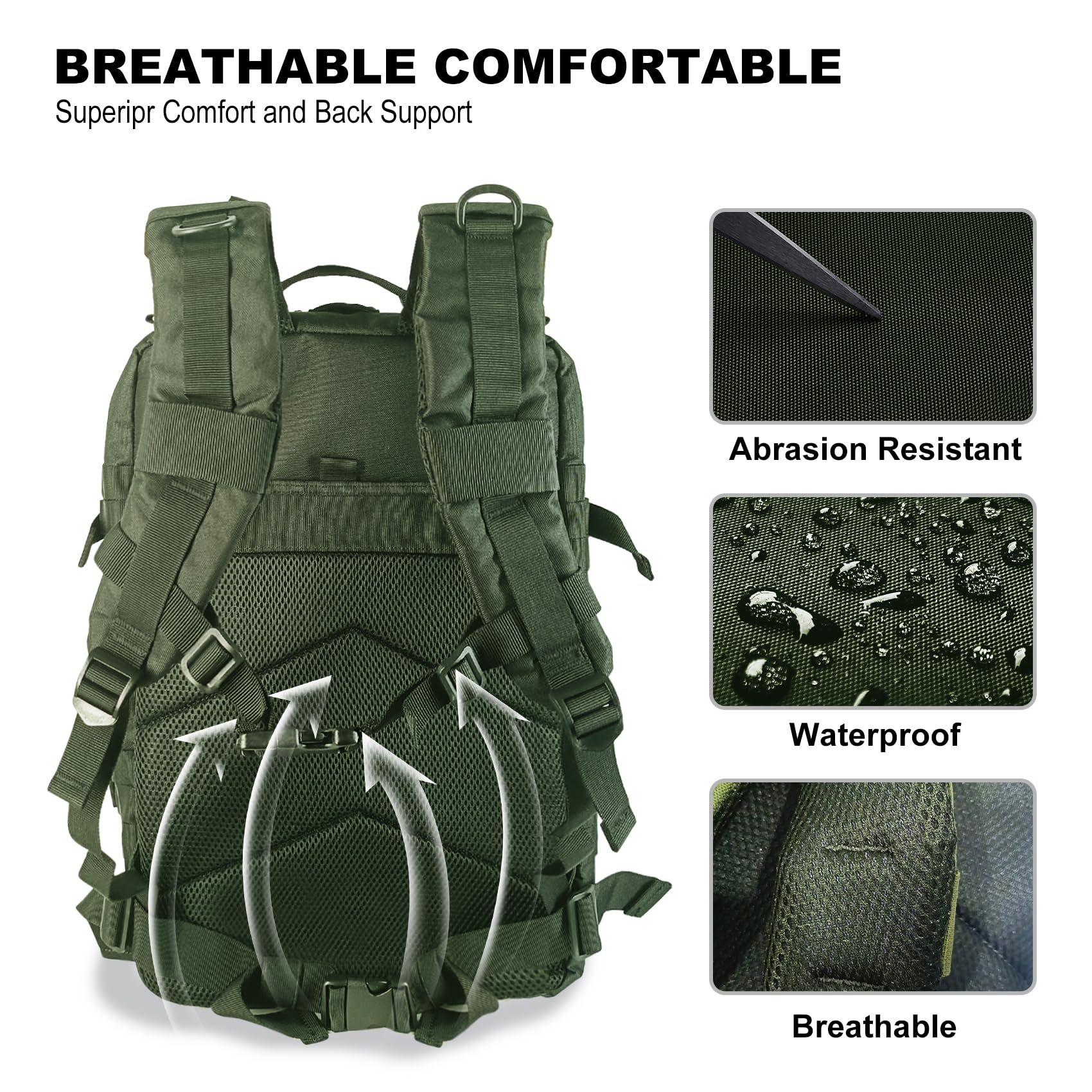 Zaino Militare 45L (Verde)