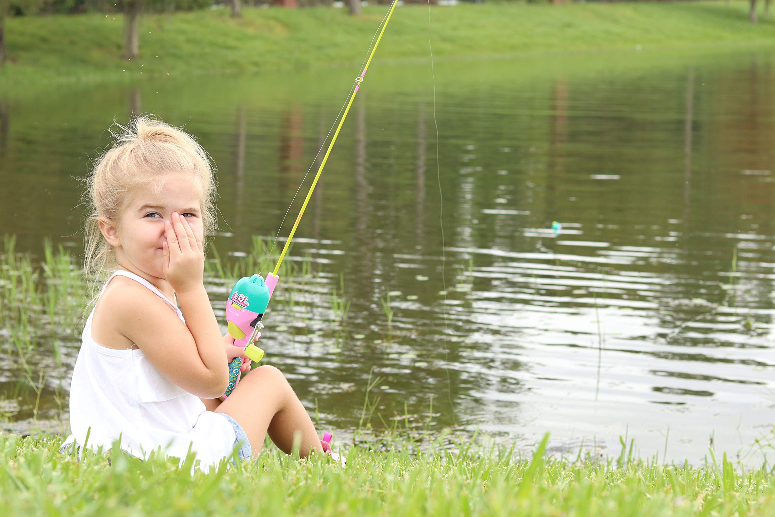 Buy Kid Casters Youth 29.5" Fishing Poles Small & Easy to Use