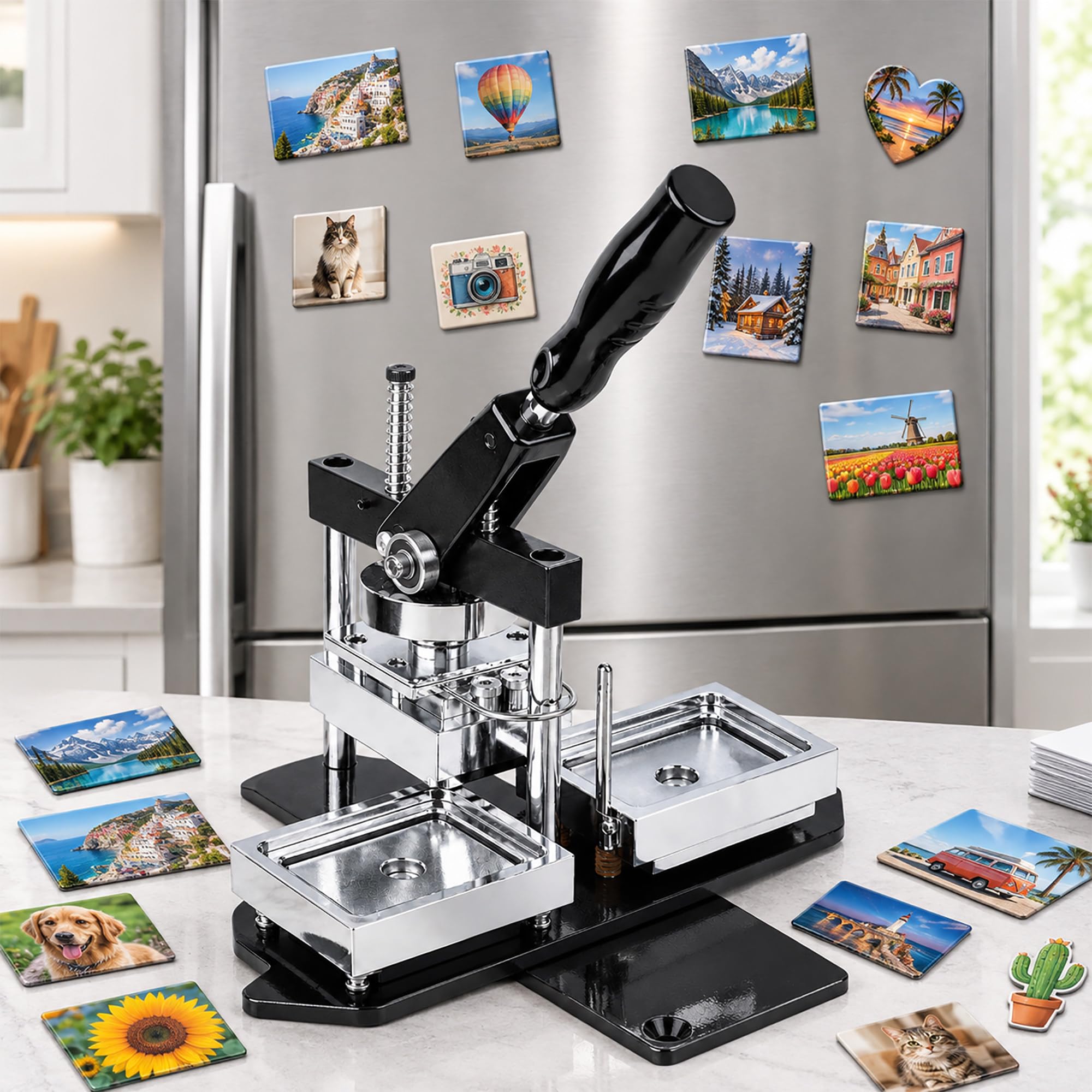 Kit para Imanes Fotográficos Rectangulares con Cortador y Prensa C