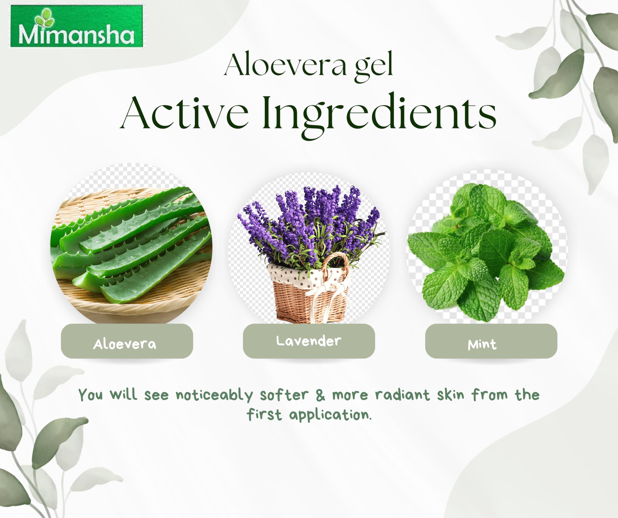 Aloevera Face gel (Lavender & Mint) 2