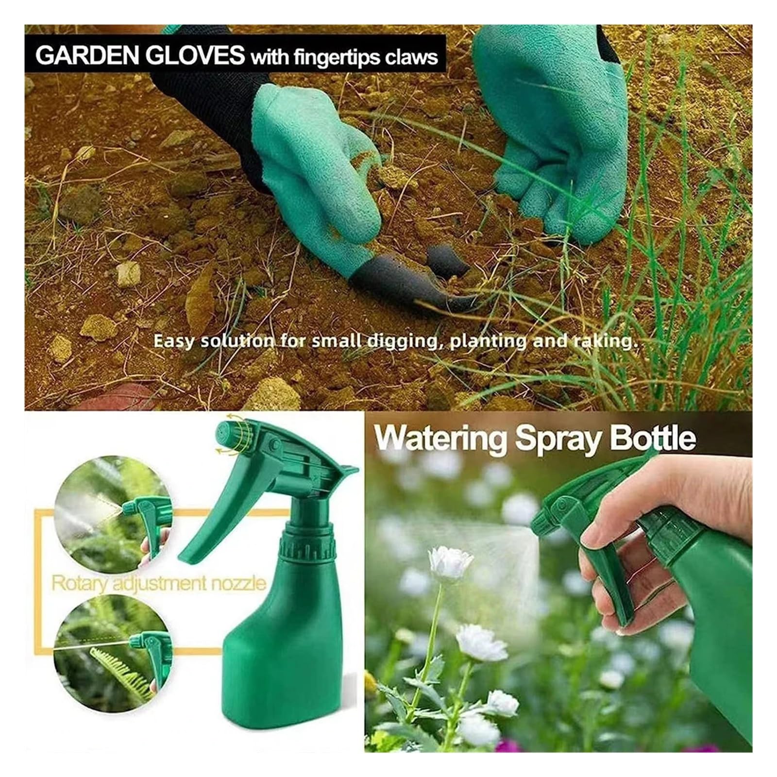 Ensemble d'outils de Jardin avec Sac Rangement