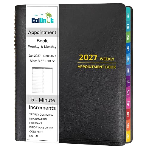 2027 Appointment Book - January - December 2027, Appointment Planner