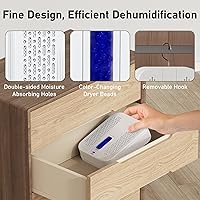 Vista 6 de Rechargeable Small Dehumidifier, Portable Mini Dehumidifier for Bathroom, Highly Efficient Dehumidification, Energy Saving, Suitable for Closet