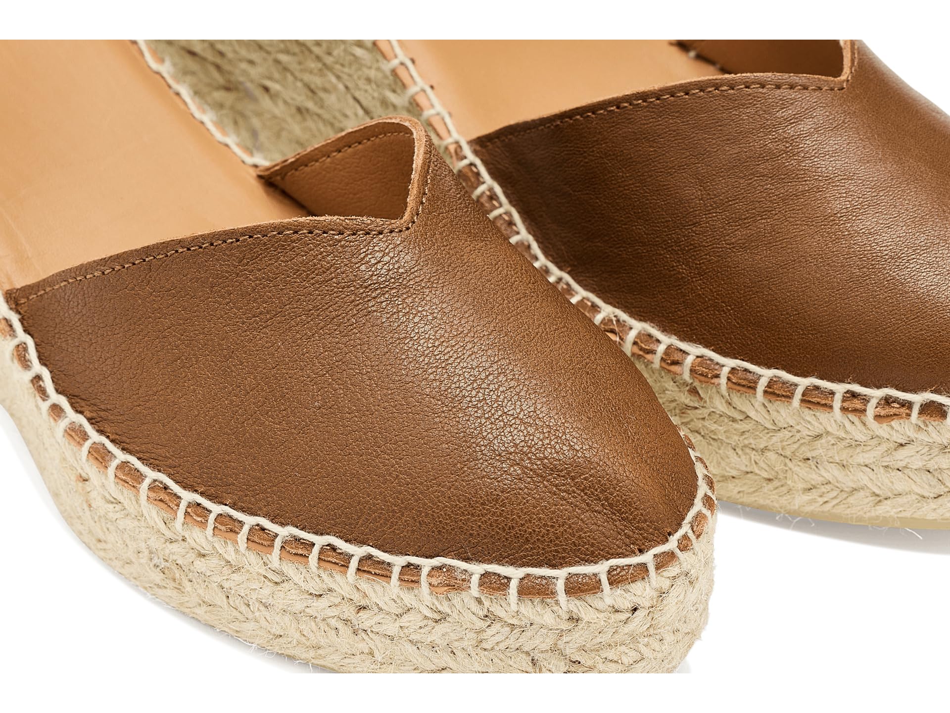 Toni PONS - Toni Pons - Alpargatas de Cuña Magda-P para Mujer en Piel Marrón - Cuero