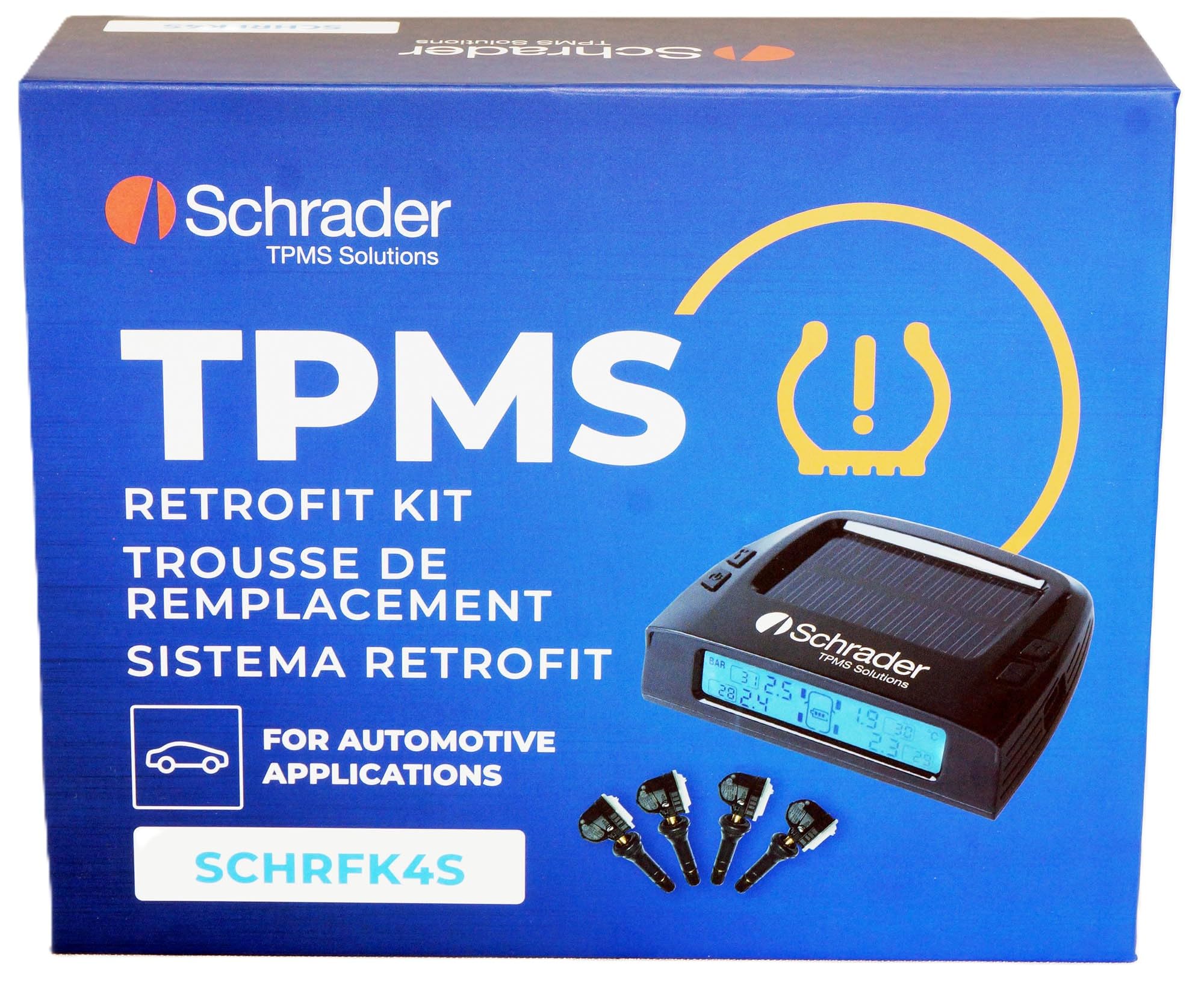 Schrader TPMS Aftermarket Retrofit Kit for Cars and Light Trucks