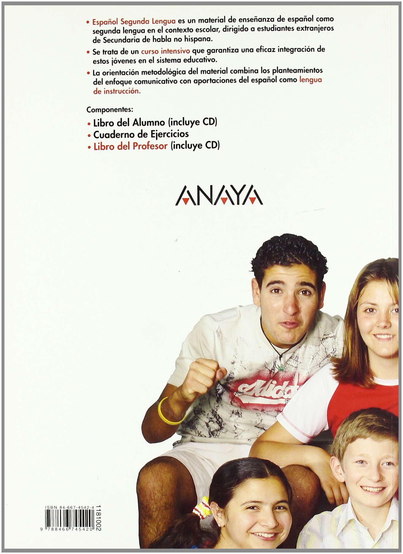 Español Segunda Lengua. Libro del Profesor A1-A2