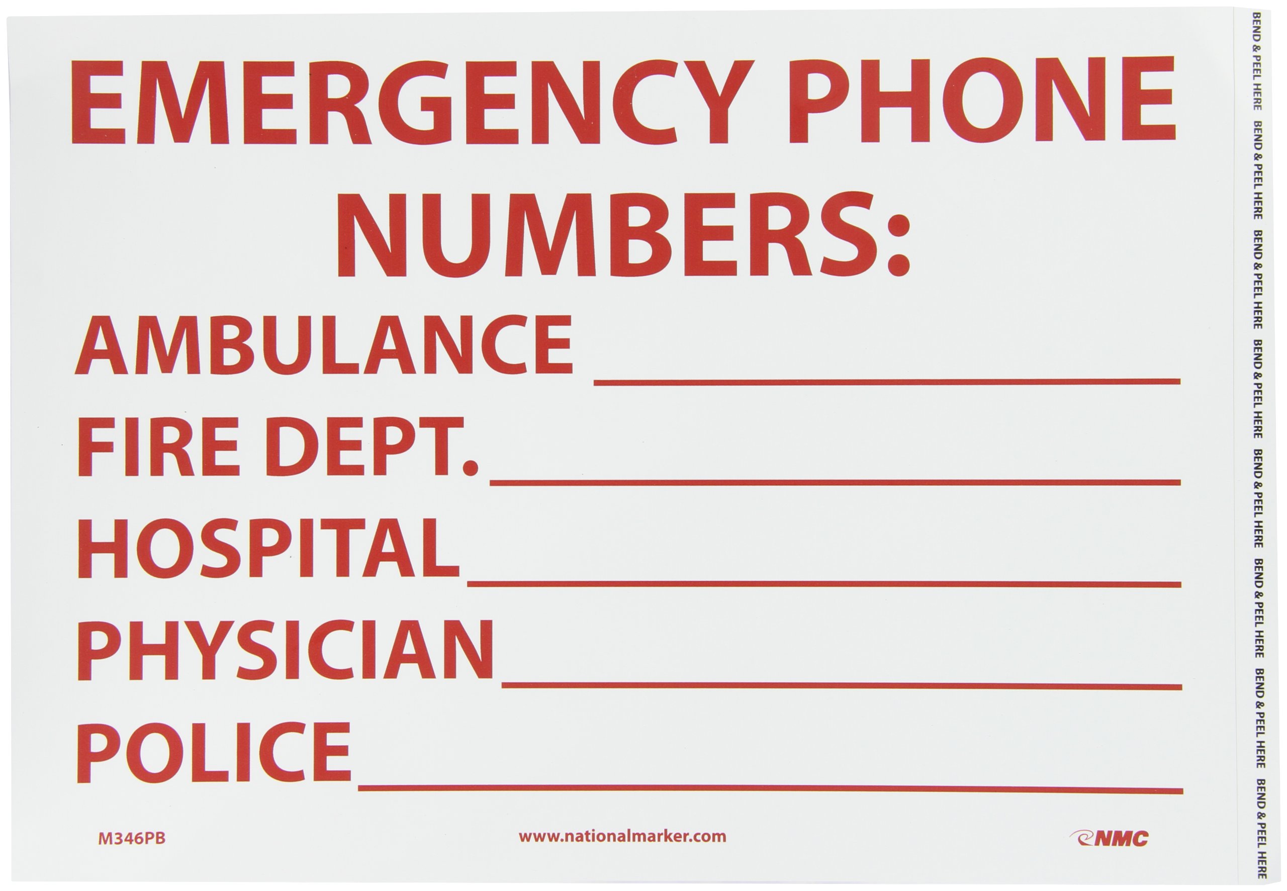 Hospital Emergency Sign