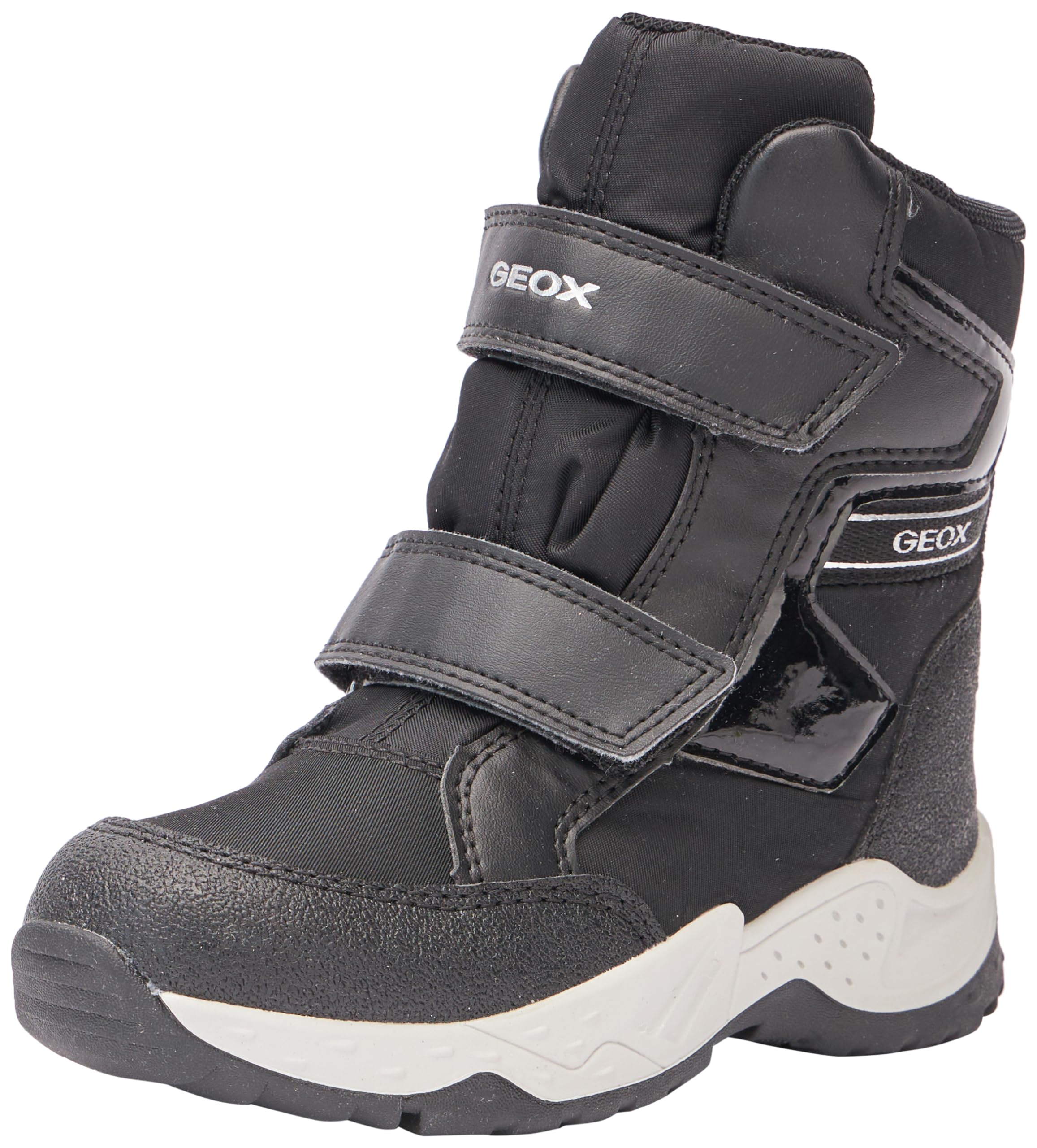 Geox J Sentiero Girl B AB Ankle Boot, Schwarz, 11 UK Child