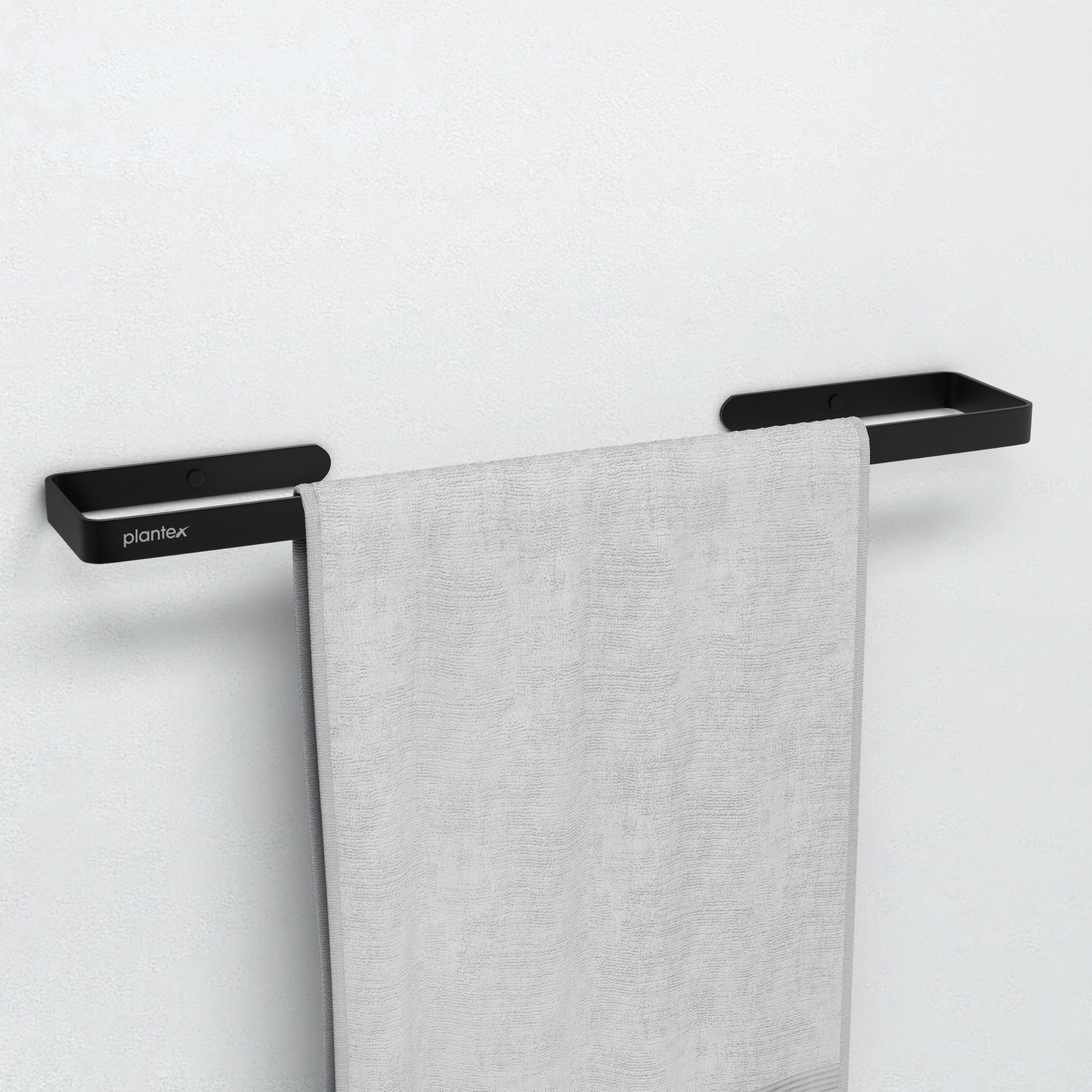 Plantex Space Aluminium Towel Rod/Towel Bar/Towel Holder/Towel Hanger for Bathroom/Bathroom Accessories (976, Black) – Pack of 1-image-36