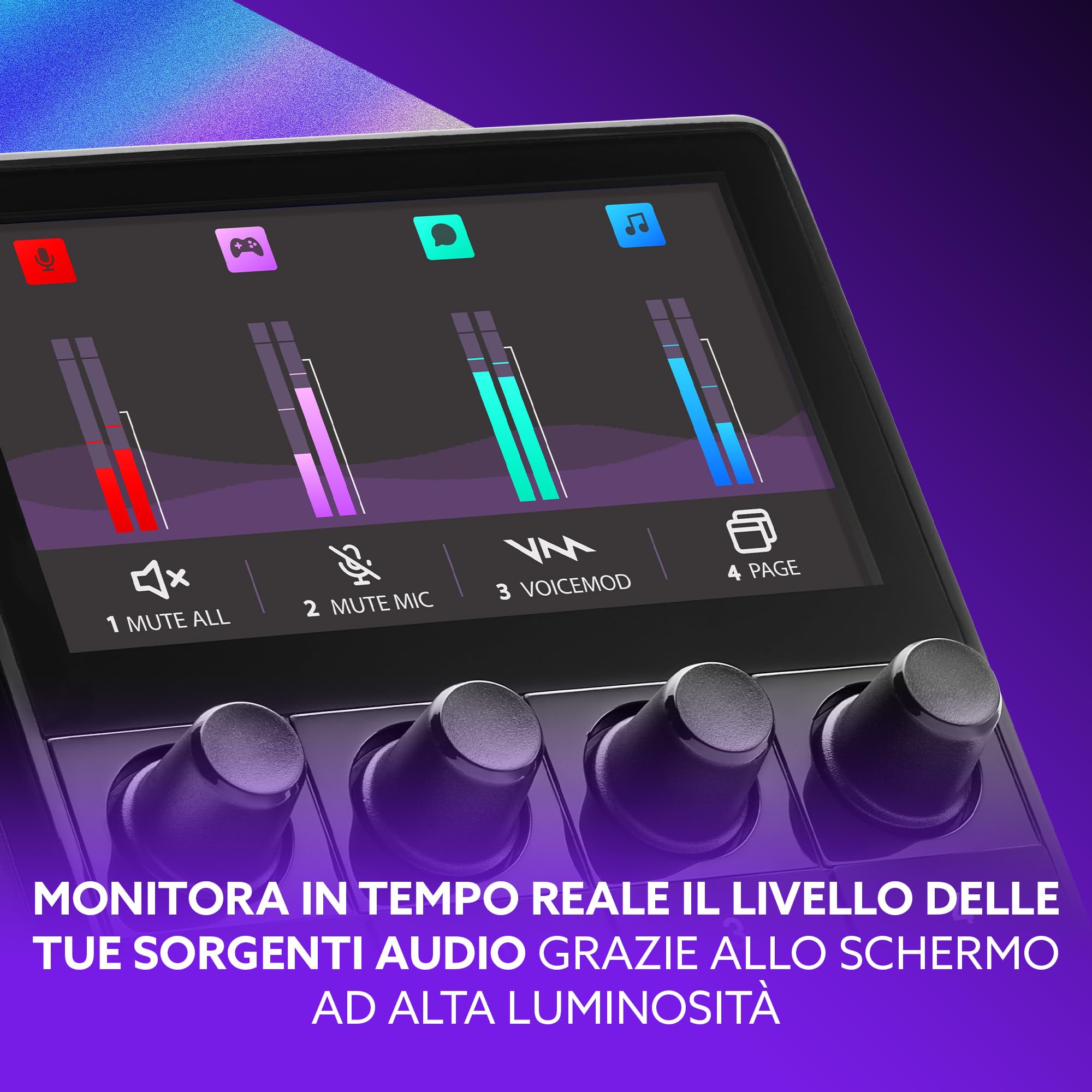 Hercules Stream Starter Kit - Kit Audio Completo per Streaming e Podcast con Mixer Audio Stream 100, Microfono USB HDU-600 e 3 Mesi di Voicemod Pro