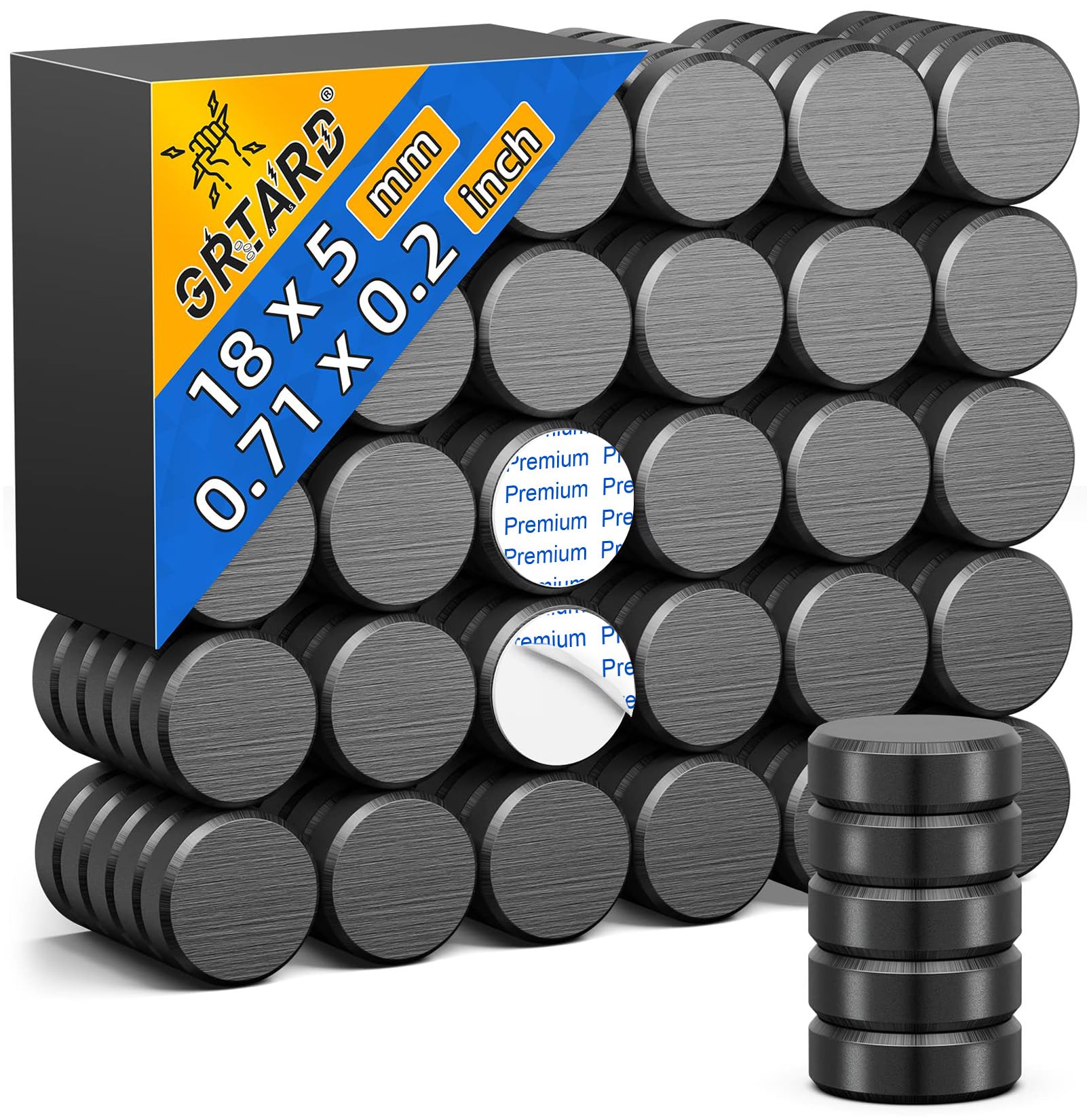 Grtard 50Pack Small Round Ceramic Magnets, 25x3mm Disc Magnets — Amazon image 12