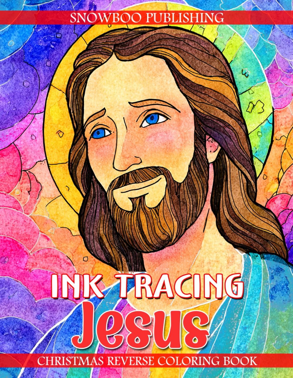 Ink Tracing Jesus – Christmas Reverse Coloring Book: Trace Beautiful Nativity Scenes And Holy Christmas Art With A Black Pen For Peaceful Faith-Inspired Creativity And Relaxing Spiritual Reflection